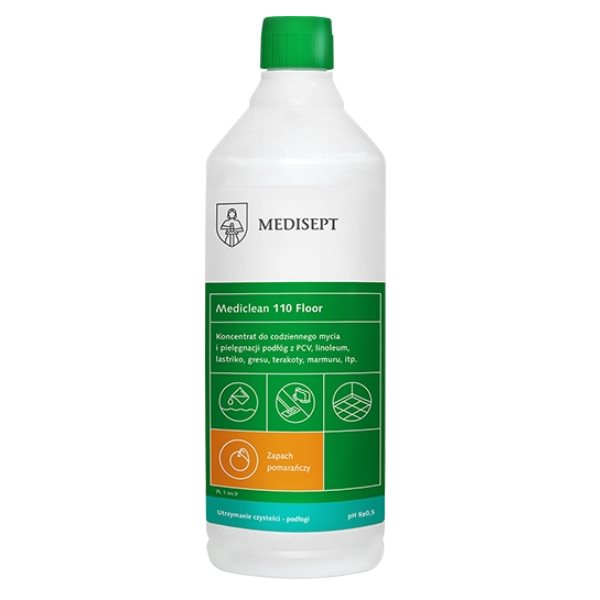 Floor Clean płyn do mycia podłóg pomarańczowy 1l
